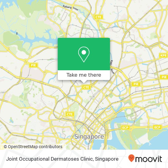 Joint Occupational Dermatoses Clinic map