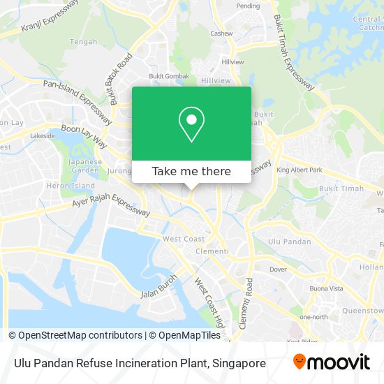 Ulu Pandan Refuse Incineration Plant map