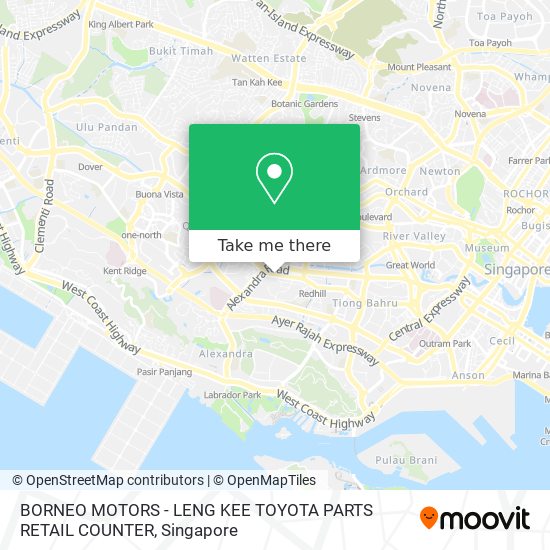 BORNEO MOTORS - LENG KEE TOYOTA PARTS RETAIL COUNTER map