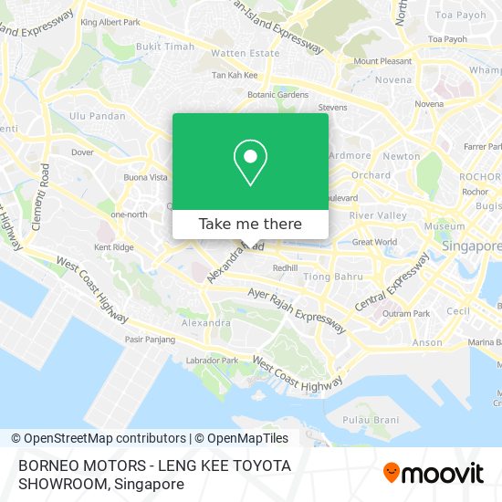 BORNEO MOTORS - LENG KEE TOYOTA SHOWROOM地图