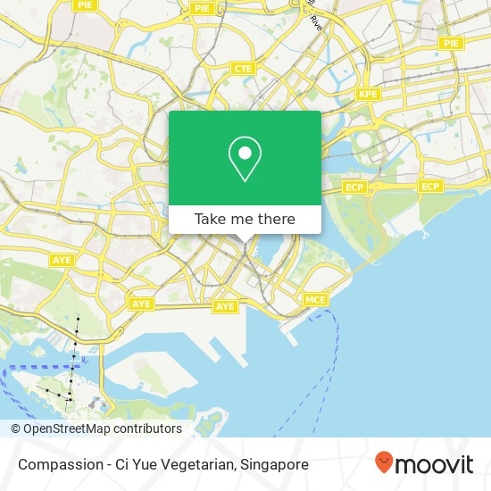 Compassion - Ci Yue Vegetarian map