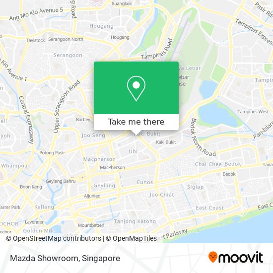 Mazda Showroom map