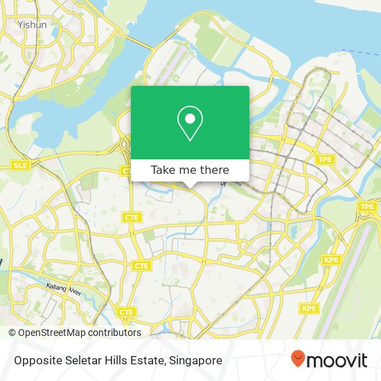 Opposite Seletar Hills Estate map