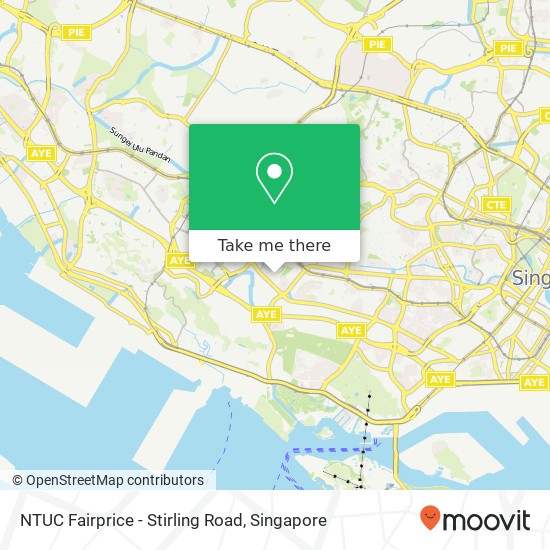 NTUC Fairprice - Stirling Road map