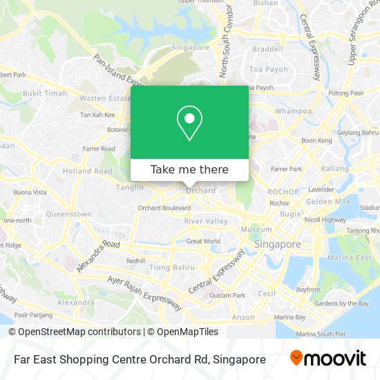 Far East Shopping Centre Orchard Rd map