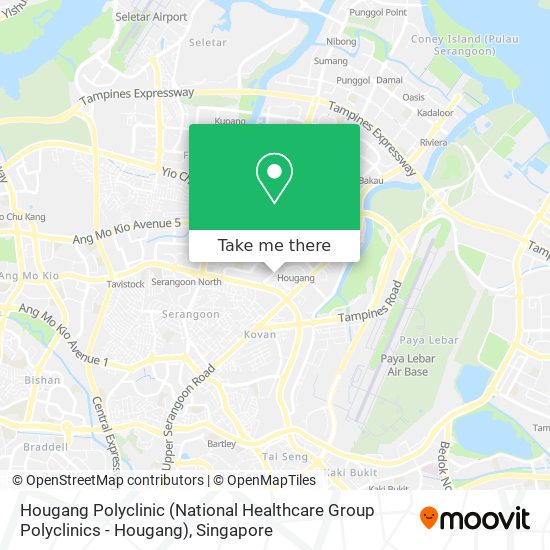 Hougang Polyclinic (National Healthcare Group Polyclinics - Hougang) map