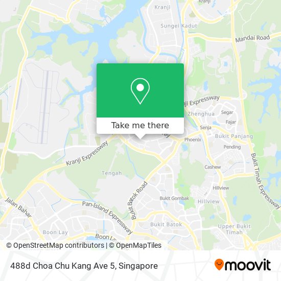 488d Choa Chu Kang Ave 5地图