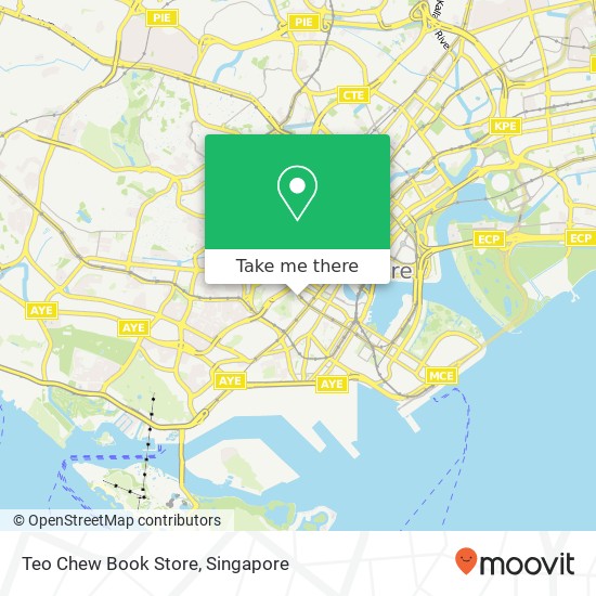 Teo Chew Book Store map