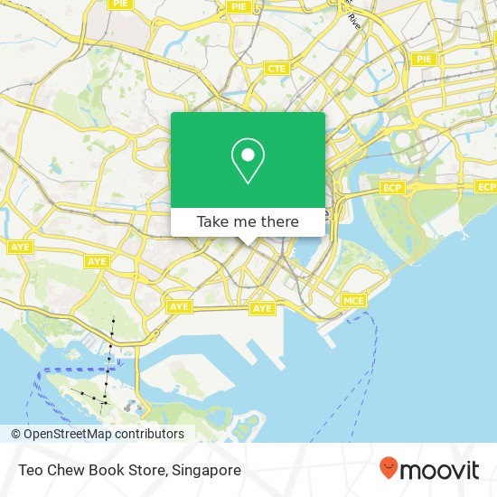 Teo Chew Book Store map