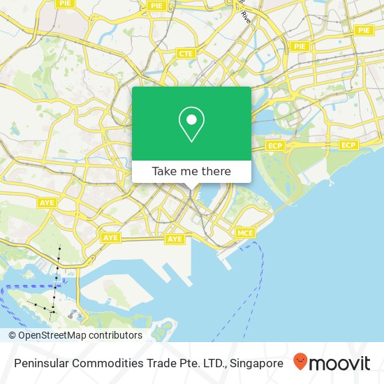 Peninsular Commodities Trade Pte. LTD. map