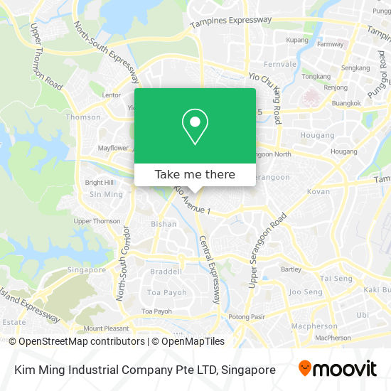 Kim Ming Industrial Company Pte LTD map