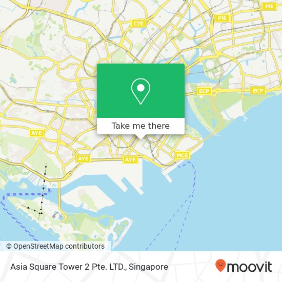 Asia Square Tower 2 Pte. LTD. map