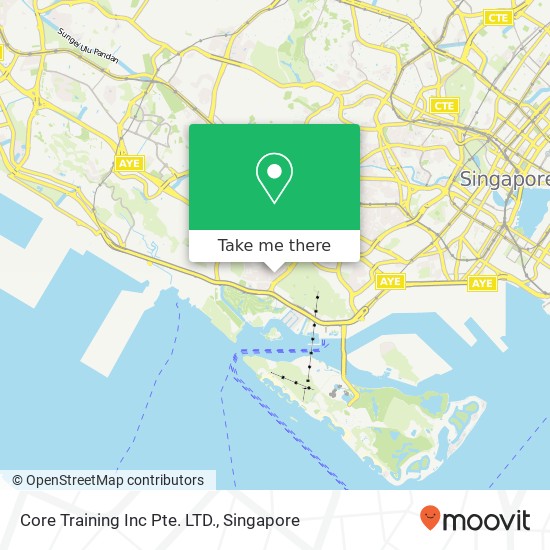 Core Training Inc Pte. LTD. map
