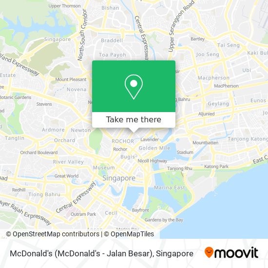 McDonald's (McDonald's - Jalan Besar) map