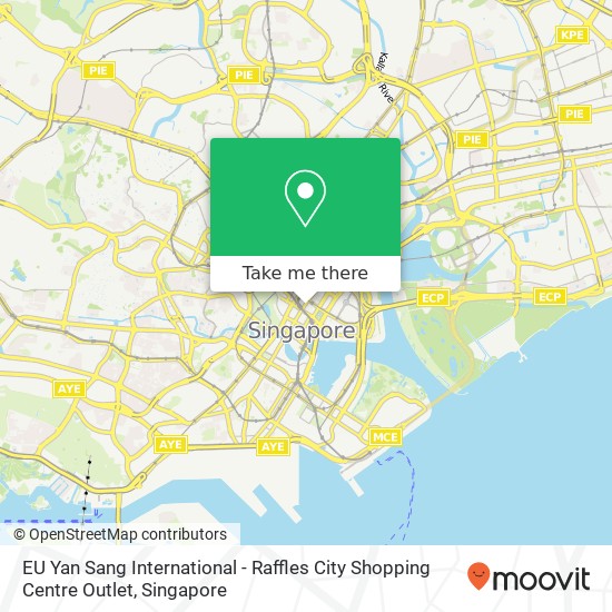 EU Yan Sang International - Raffles City Shopping Centre Outlet地图