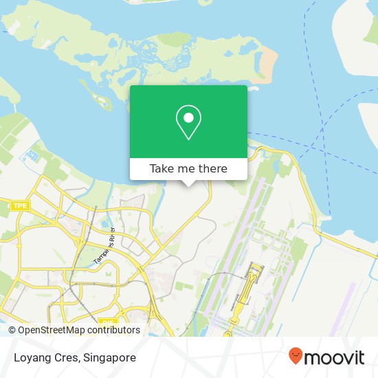 Loyang Cres map