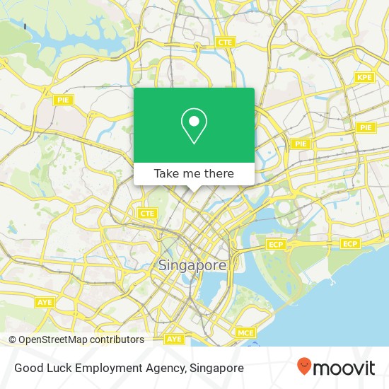 Good Luck Employment Agency map