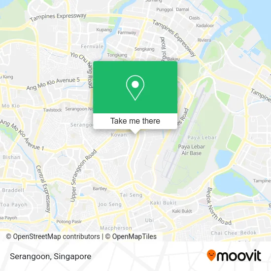 Serangoon map