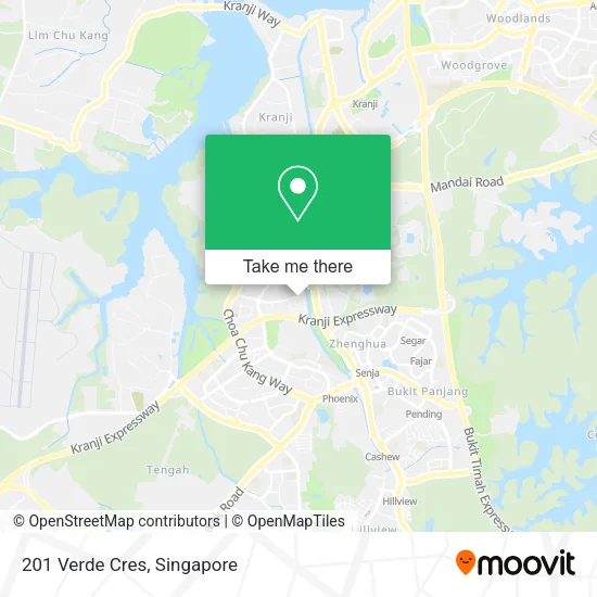 201 Verde Cres map