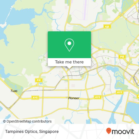 Tampines Optics map