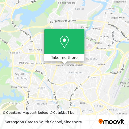 Serangoon Garden South School map