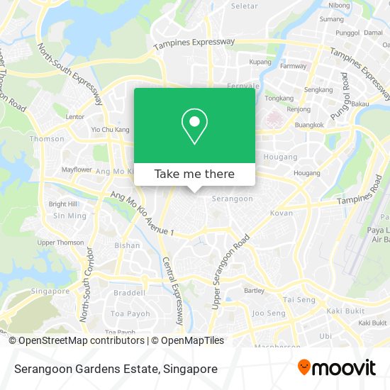 Serangoon Gardens Estate map