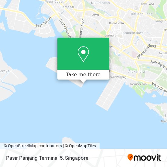 Pasir Panjang Terminal 5 map