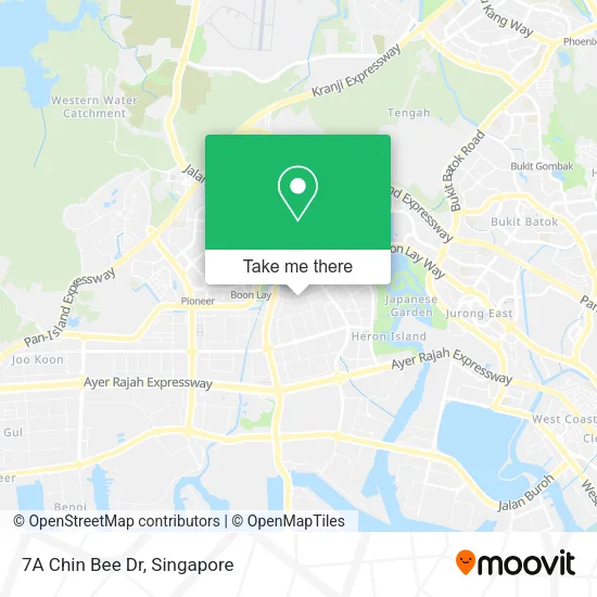 7A Chin Bee Dr map