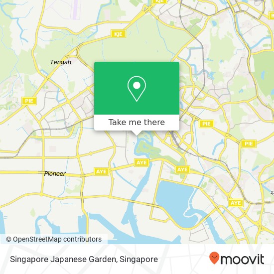 Singapore Japanese Garden map