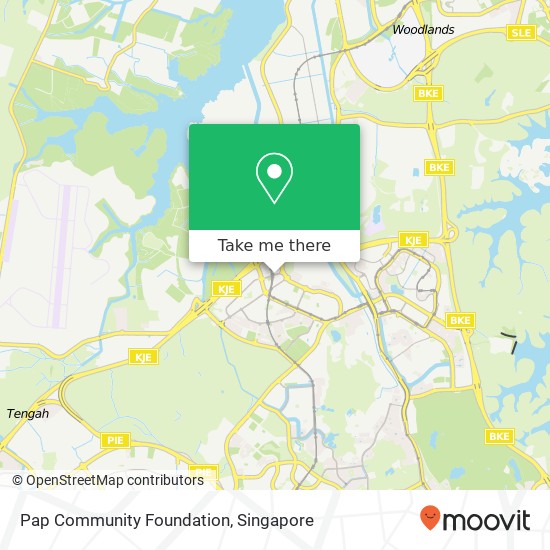 Pap Community Foundation map