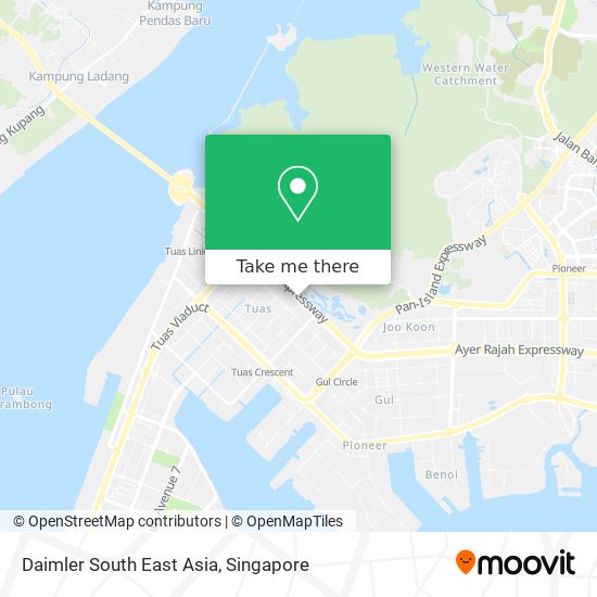 Daimler South East Asia map