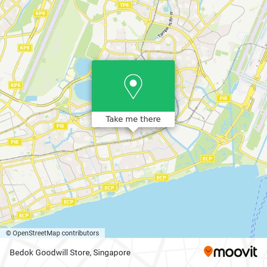 Bedok Goodwill Store map