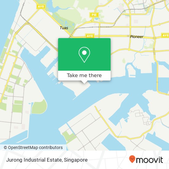 Jurong Industrial Estate map