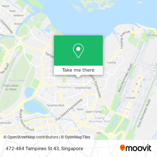 472-484 Tampines St 43 map