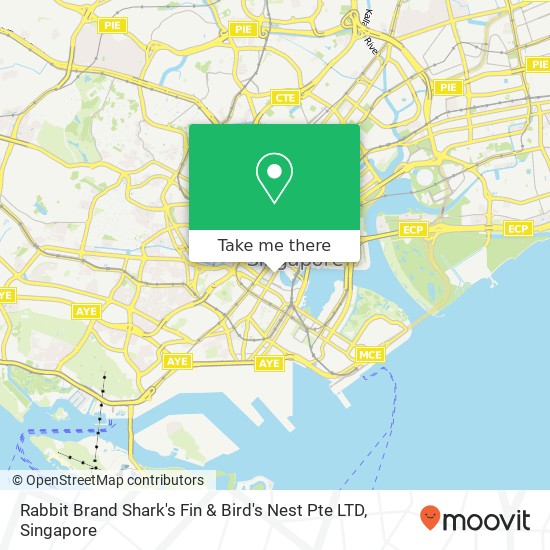 Rabbit Brand Shark's Fin & Bird's Nest Pte LTD map