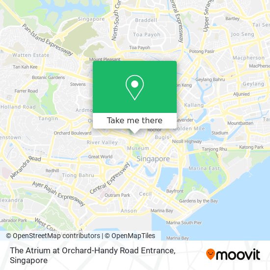 The Atrium at Orchard-Handy Road Entrance map