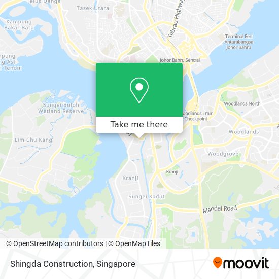 Shingda Construction map
