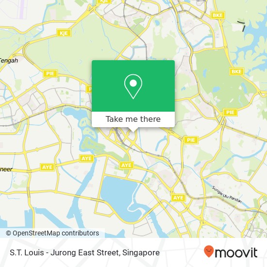 S.T. Louis - Jurong East Street map