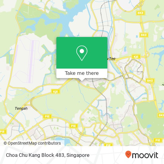 Choa Chu Kang Block 483 map