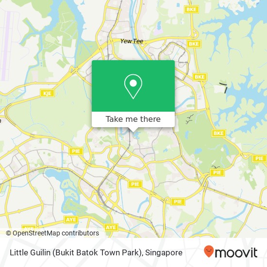 Little Guilin (Bukit Batok Town Park) map