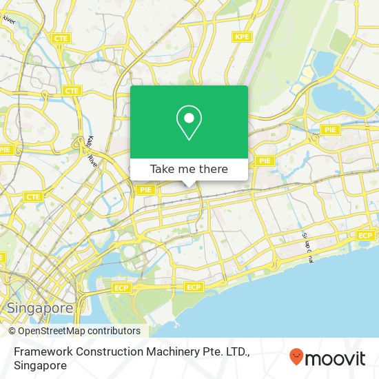 Framework Construction Machinery Pte. LTD. map