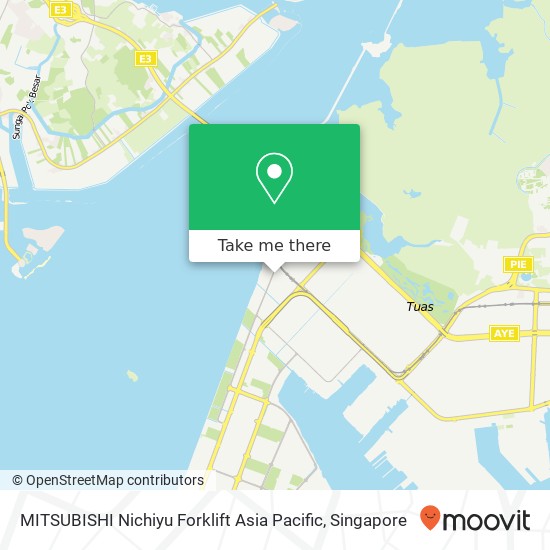 MITSUBISHI Nichiyu Forklift Asia Pacific map