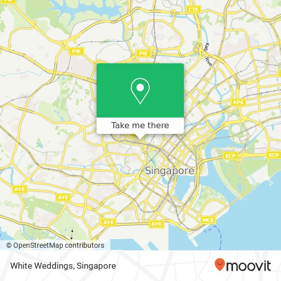 White Weddings map