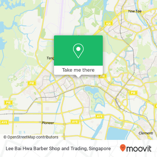 Lee Bai Hwa Barber Shop and Trading map