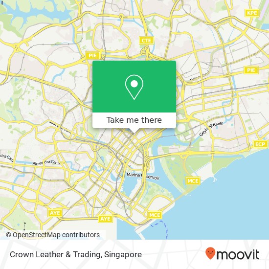 Crown Leather & Trading map