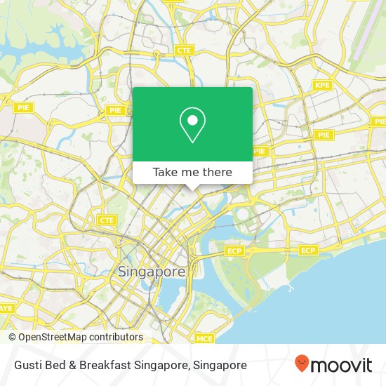 Gusti Bed & Breakfast Singapore地图