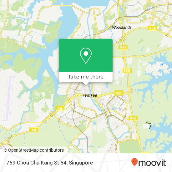 769 Choa Chu Kang St 54 map