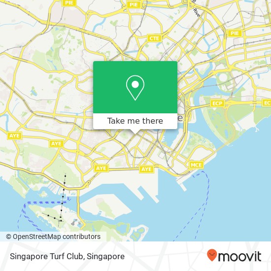 Singapore Turf Club map