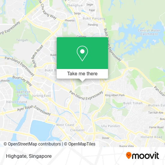 Highgate map