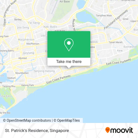 St. Patrick's Residence map